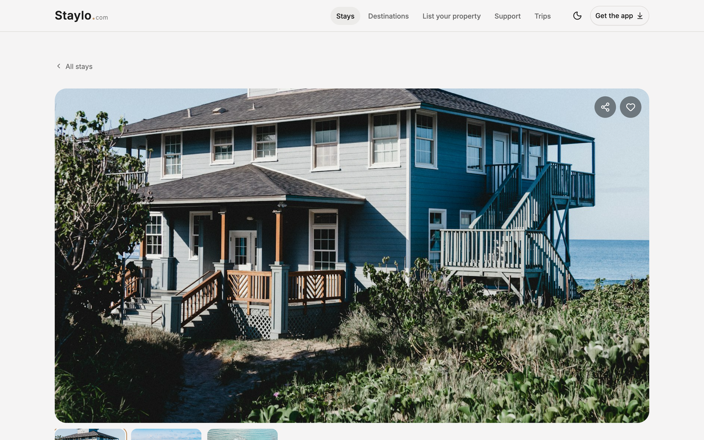 Staylo web app template preview 2