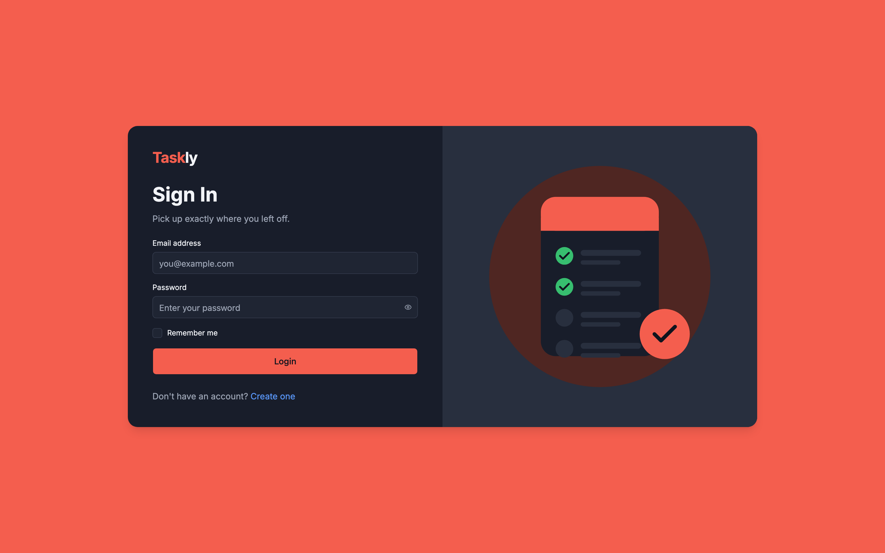 Taskly web app template preview 8
