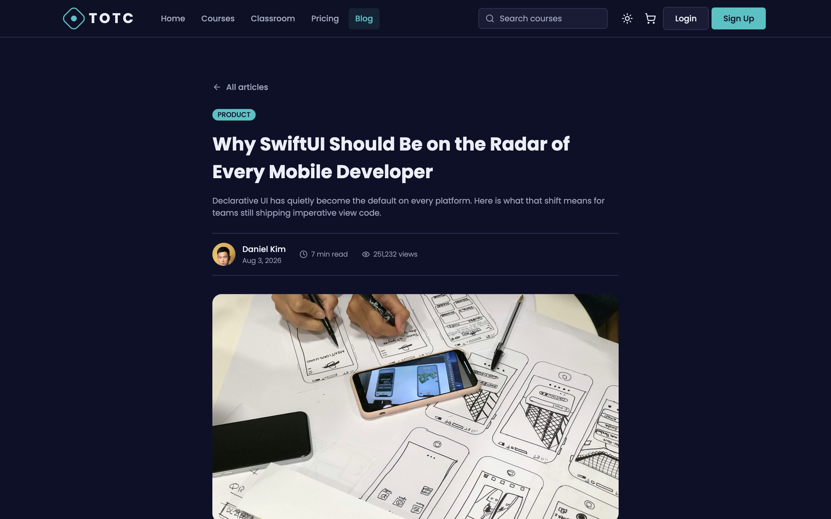 TOTC — Virtual Classrooms web app template preview 5