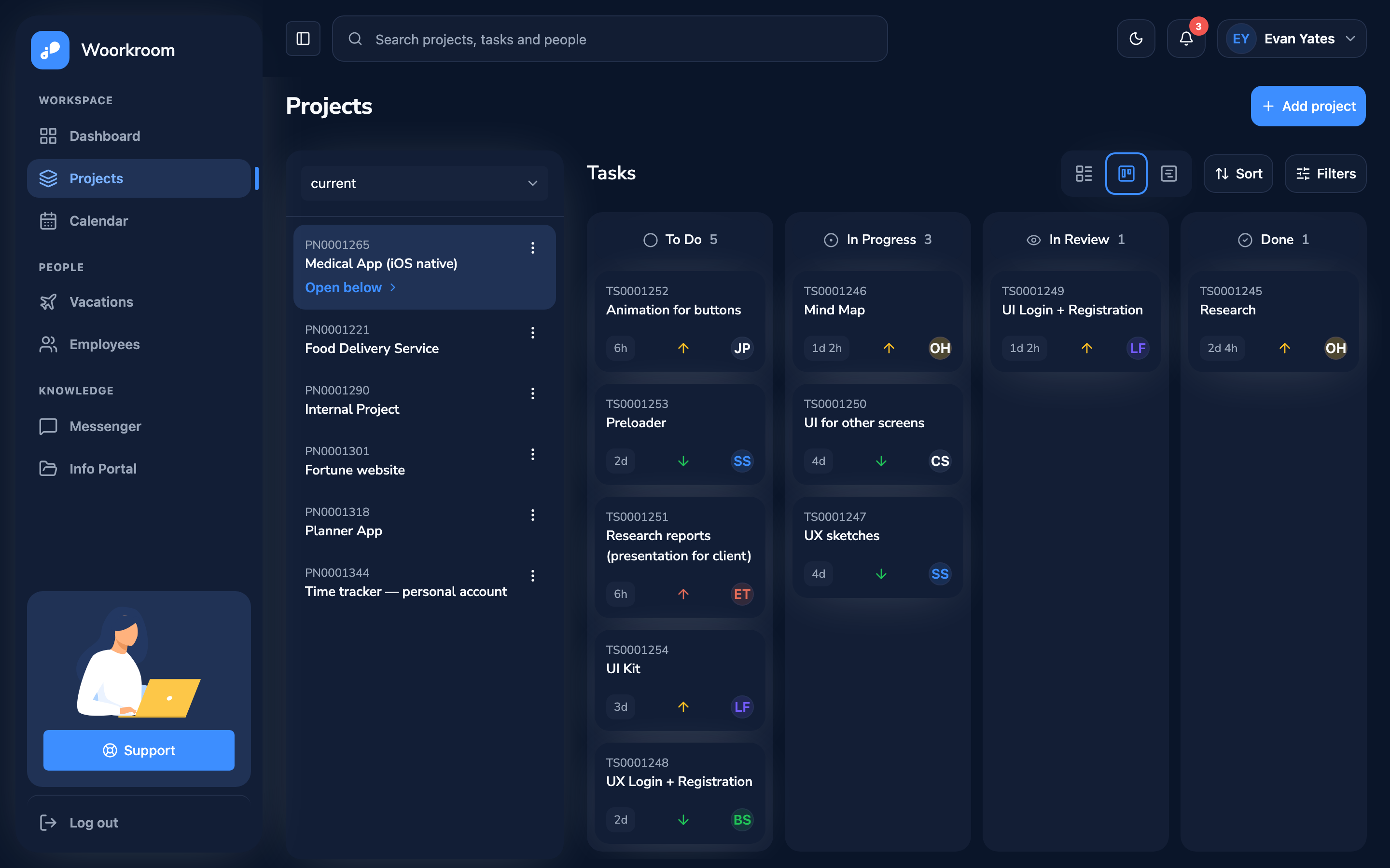 Woorkroom web app template preview 7
