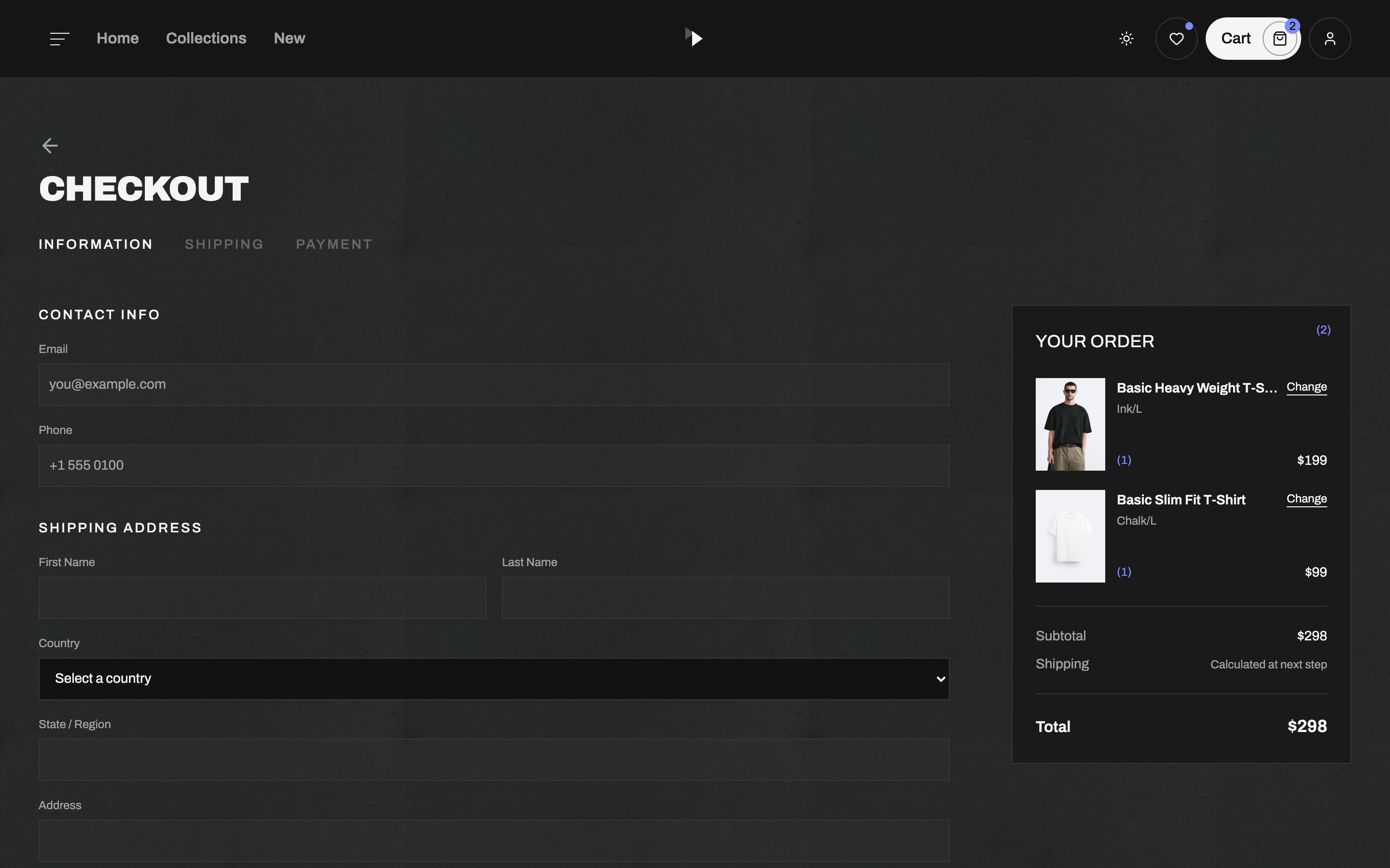 XIV web app template preview 5