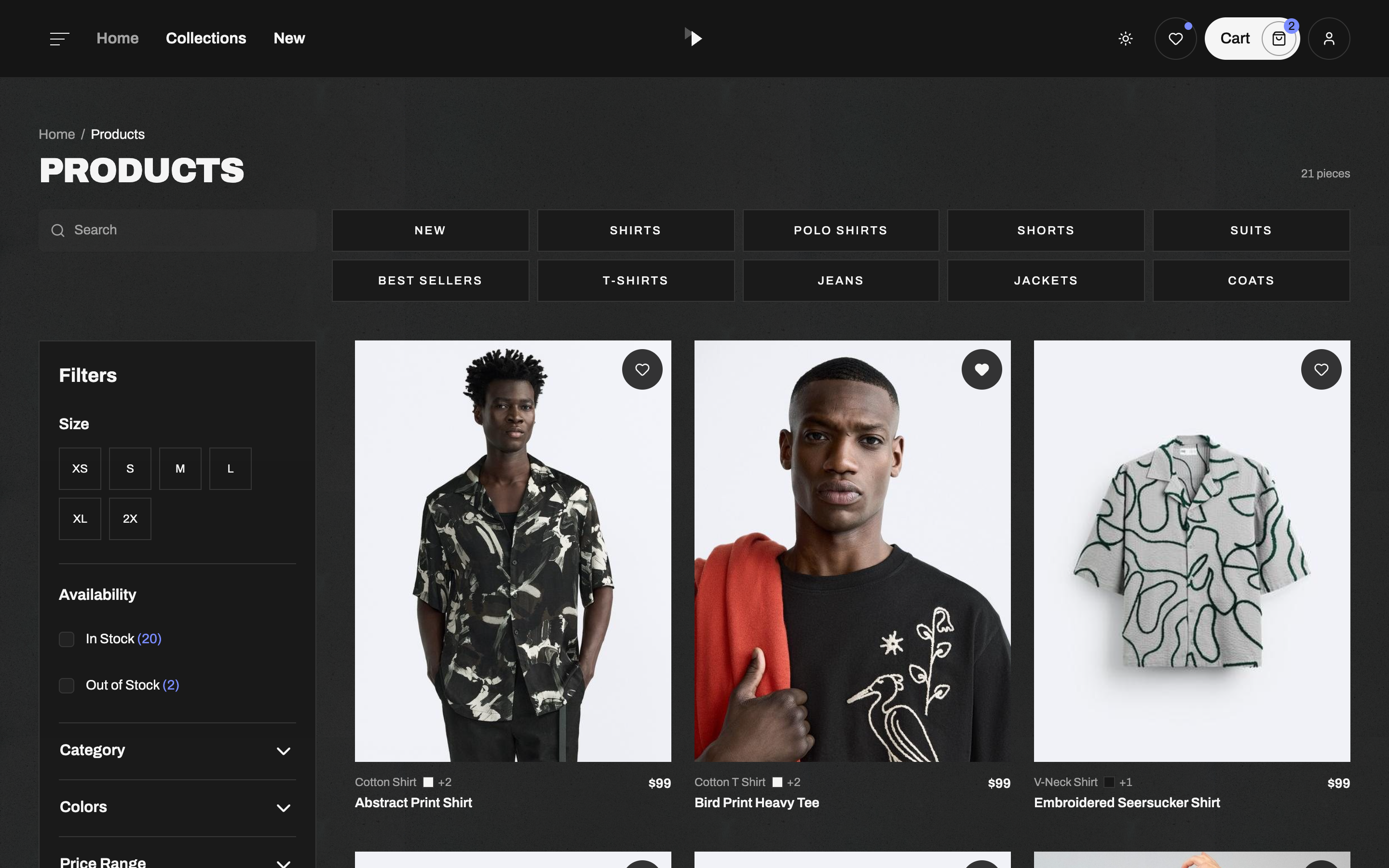 XIV web app template preview 7
